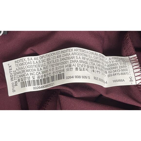 ZARA Women's Pants - Size: Small - Grape Purple Legging Pants - Picture 6 of 10